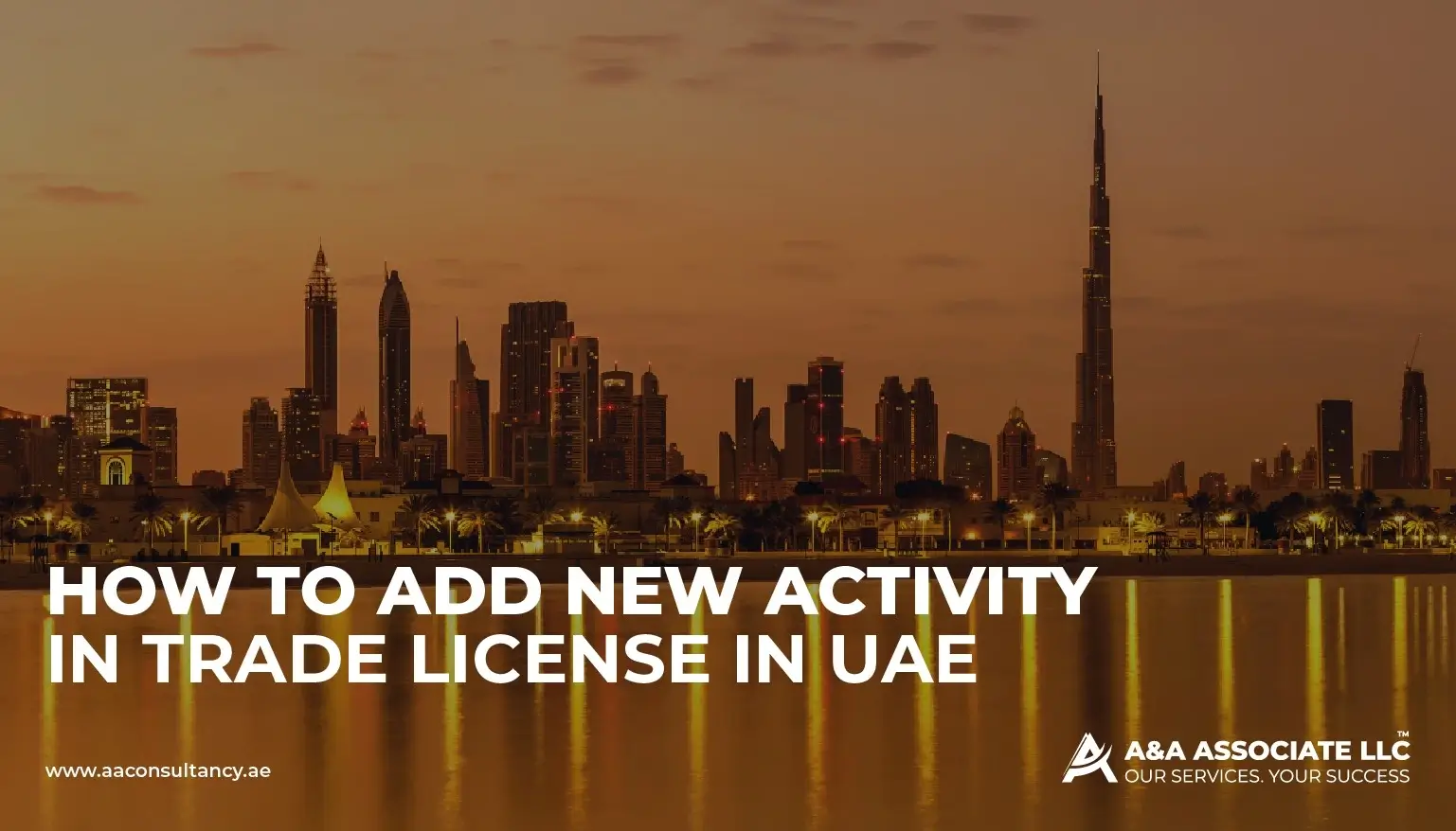 how to add new activities to your trade license